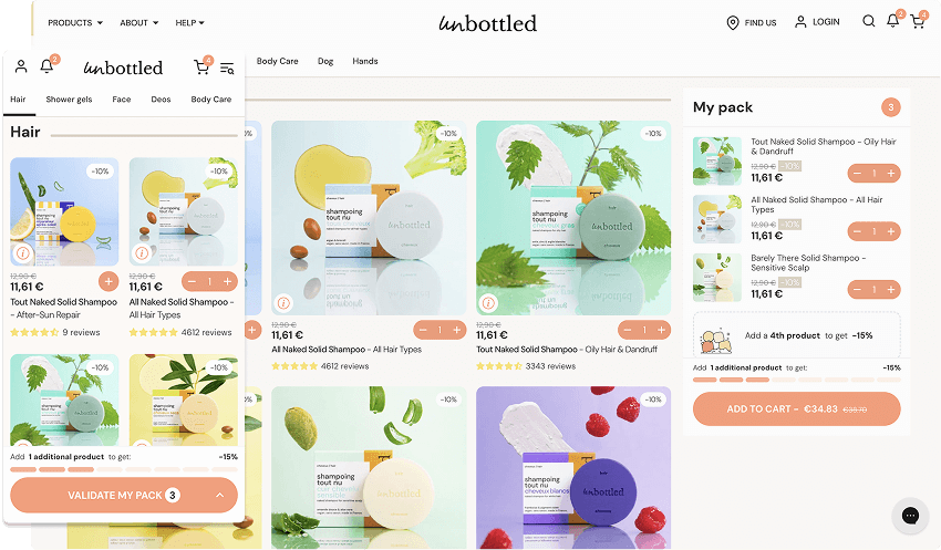Store example - Unbottled